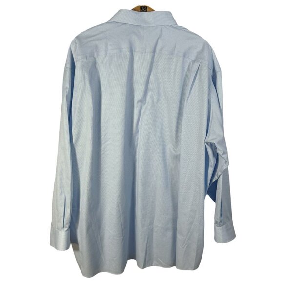 Jos. A. Bank Reserve Collection Light Blue White Button Down Collared Shirt - Picture 3 of 7